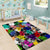 Black History Month Area Rug African American Paint Splashes