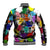 Black History Month Baseball Jacket African American Paint Splashes