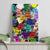 Black History Month Canvas Wall Art African American Paint Splashes