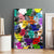 Black History Month Canvas Wall Art African American Paint Splashes