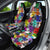 Black History Month Car Seat Cover African American Paint Splashes