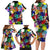 Black History Month Family Matching Long Sleeve Bodycon Dress and Hawaiian Shirt African American Paint Splashes