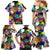 Black History Month Family Matching Mermaid Dress and Hawaiian Shirt African American Paint Splashes