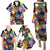 Black History Month Family Matching Puletasi and Hawaiian Shirt African American Paint Splashes