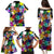 Black History Month Family Matching Puletasi and Hawaiian Shirt African American Paint Splashes