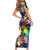 Black History Month Family Matching Short Sleeve Bodycon Dress and Hawaiian Shirt African American Paint Splashes