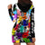 Black History Month Hoodie Dress African American Paint Splashes