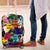 Black History Month Luggage Cover African American Paint Splashes