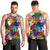 Black History Month Men Tank Top African American Paint Splashes