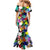 Black History Month Mermaid Dress African American Paint Splashes