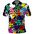 Black History Month Polo Shirt African American Paint Splashes