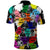 Black History Month Polo Shirt African American Paint Splashes