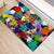 Black History Month Rubber Doormat African American Paint Splashes