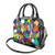 Black History Month Shoulder Handbag African American Paint Splashes