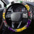 Black History Month Steering Wheel Cover African American Paint Splashes