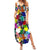 Black History Month Summer Maxi Dress African American Paint Splashes