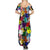 Black History Month Summer Maxi Dress African American Paint Splashes