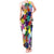 Black History Month Tank Maxi Dress African American Paint Splashes