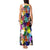 Black History Month Tank Maxi Dress African American Paint Splashes