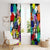 Black History Month Window Curtain African American Paint Splashes