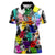 Black History Month Women Polo Shirt African American Paint Splashes