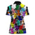 Black History Month Women Polo Shirt African American Paint Splashes