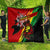 Jamaica Lion Quilt Coat Of Arms Rastafarianism