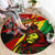 Jamaica Lion Round Carpet Coat Of Arms Rastafarianism