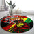 Jamaica Lion Round Carpet Coat Of Arms Rastafarianism