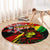 Jamaica Lion Round Carpet Coat Of Arms Rastafarianism