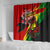 Jamaica Lion Shower Curtain Coat Of Arms Rastafarianism