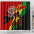 Jamaica Lion Shower Curtain Coat Of Arms Rastafarianism