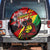 Jamaica Lion Spare Tire Cover Coat Of Arms Rastafarianism