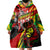 Jamaica Lion Wearable Blanket Hoodie Coat Of Arms Rastafarianism