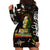 King Of Reggae Hoodie Dress Legend Bob Peace and Love