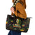 King Of Reggae Leather Tote Bag Legend Bob Peace and Love