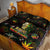 King Of Reggae Quilt Bed Set Legend Bob Peace and Love