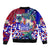 Manu Samoa Rugby 2023 Bomber Jacket Humpback Whale Hexagon Tribal Tropical Style - Wonder Print Shop