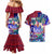 Manu Samoa Rugby 2023 Couples Matching Mermaid Dress and Hawaiian Shirt Humpback Whale Hexagon Tribal Tropical Style - Wonder Print Shop