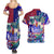 Manu Samoa Rugby 2023 Couples Matching Summer Maxi Dress and Hawaiian Shirt Humpback Whale Hexagon Tribal Tropical Style - Wonder Print Shop