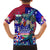 Manu Samoa Rugby 2023 Family Matching Long Sleeve Bodycon Dress and Hawaiian Shirt Humpback Whale Hexagon Tribal Tropical Style - Wonder Print Shop