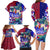 Manu Samoa Rugby 2023 Family Matching Long Sleeve Bodycon Dress and Hawaiian Shirt Humpback Whale Hexagon Tribal Tropical Style - Wonder Print Shop