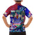 Manu Samoa Rugby 2023 Family Matching Mermaid Dress and Hawaiian Shirt Humpback Whale Hexagon Tribal Tropical Style - Wonder Print Shop