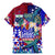 Manu Samoa Rugby 2023 Family Matching Mermaid Dress and Hawaiian Shirt Humpback Whale Hexagon Tribal Tropical Style - Wonder Print Shop