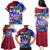 Manu Samoa Rugby 2023 Family Matching Puletasi Dress and Hawaiian Shirt Humpback Whale Hexagon Tribal Tropical Style - Wonder Print Shop