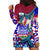 Manu Samoa Rugby 2023 Hoodie Dress Humpback Whale Hexagon Tribal Tropical Style - Wonder Print Shop