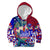 Manu Samoa Rugby 2023 Kid Hoodie Humpback Whale Hexagon Tribal Tropical Style - Wonder Print Shop