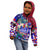 Manu Samoa Rugby 2023 Kid Hoodie Humpback Whale Hexagon Tribal Tropical Style - Wonder Print Shop