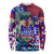 Manu Samoa Rugby 2023 Long Sleeve Shirt Humpback Whale Hexagon Tribal Tropical Style - Wonder Print Shop