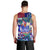 Manu Samoa Rugby 2023 Men Tank Top Humpback Whale Hexagon Tribal Tropical Style - Wonder Print Shop